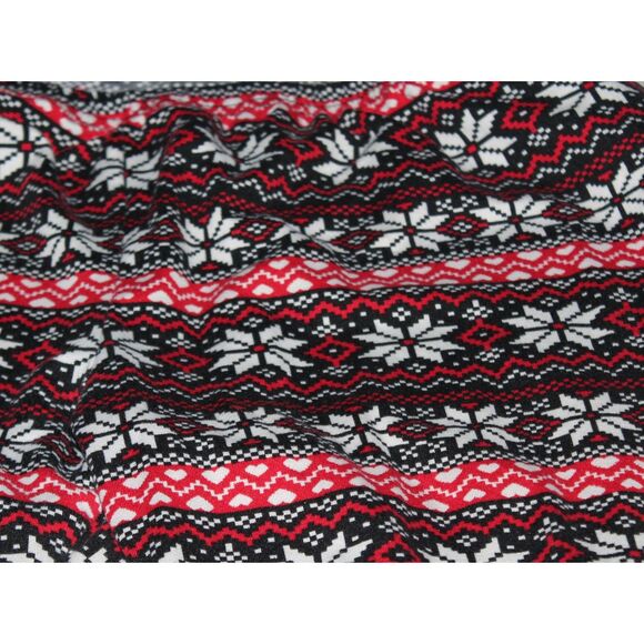 Womens Leggings XXL 18 Christmas Cloths Winter Snowflake Pattern Design - Picture 2 of 3